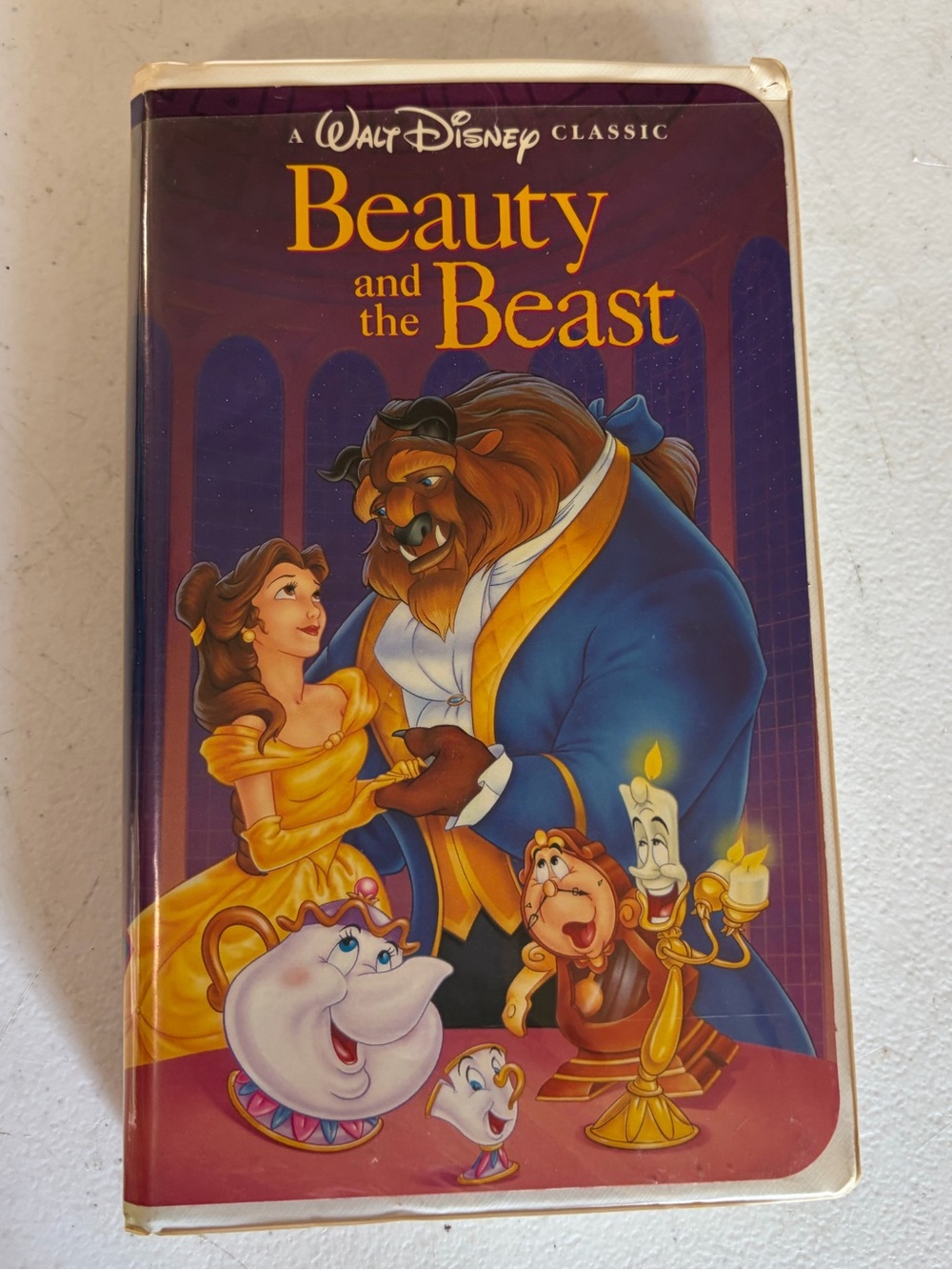 Beauty and the Beast Disney VHS black diamond # 1325